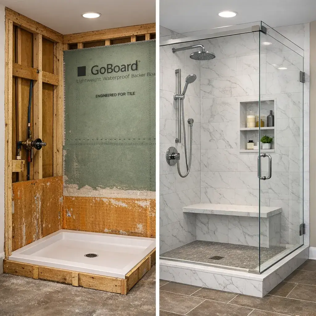 Full Shower Replacement