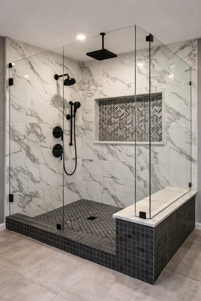 Shower remodel projects woodland