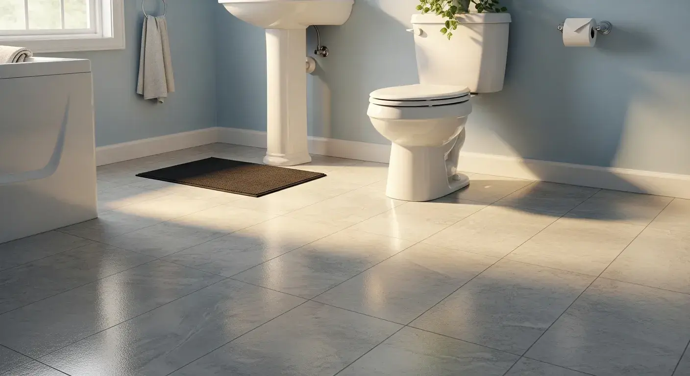 Bathroom Floor Tile Installation 17 Vinyl Tile Bathroom Flooring