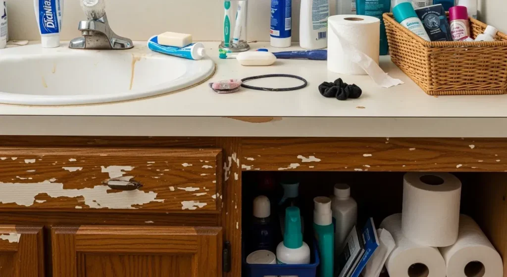 When an Outdated Vanity No Longer Fits the Space